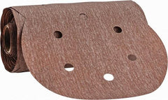 Norton - 6" Diam, 320 Grit Aluminum Oxide Adhesive PSA Disc - Very Fine Grade, Natural, B Weighted Backing, Flexible - Benchmark Tooling