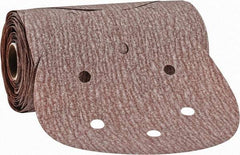 Norton - 6" Diam, 180 Grit Aluminum Oxide Adhesive PSA Disc - Fine Grade, Natural, B Weighted Backing, Flexible - Benchmark Tooling