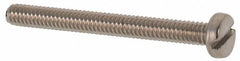Value Collection - M2x0.40 Metric Coarse, 20mm Length Under Head Slotted Drive Machine Screw - Fillister Head, Grade 316 & A4 Stainless Steel, Uncoated, Without Washer - Benchmark Tooling