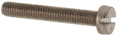 Value Collection - M3x0.50 Metric Coarse, 20mm Length Under Head Slotted Drive Machine Screw - Fillister Head, Grade 316 & A4 Stainless Steel, Uncoated, Without Washer - Benchmark Tooling