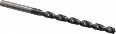 Cleveland - #11 135° Cobalt Jobber Drill - TiAlN Finish, Right Hand Cut, Parabolic Flute, Straight Shank, 3-1/2" OAL, Split Point - Benchmark Tooling