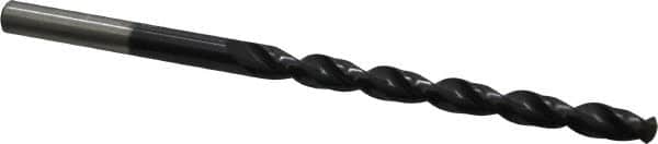 Cleveland - #14 135° Cobalt Jobber Drill - TiAlN Finish, Right Hand Cut, Parabolic Flute, Straight Shank, 3-3/8" OAL, Split Point - Benchmark Tooling