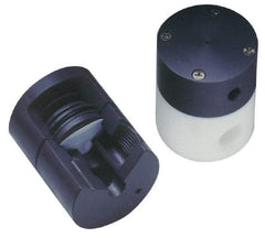 Plast-O-Matic - 1-1/2" Pipe, 100 Max psi, Diaphragm Valve - Female NPT End Connection, PVC - Benchmark Tooling