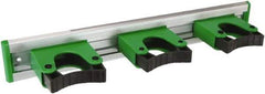 Unger - 3-1/4" Projection, 2" High, Aluminum & Plastic, Tool Holder - 14" Long, 3 Holders - Benchmark Tooling