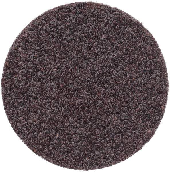 3M - 2" Disc Diam, 36 Grit, Aluminum Oxide Quick Change Disc - Type S Attaching System, Coated, Very Coarse Grade, 25,000 RPM, 361F Series - Benchmark Tooling