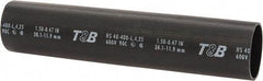 Thomas & Betts - 8" Long, 3:1, Polyolefin Heat Shrink Electrical Tubing - Black - Benchmark Tooling