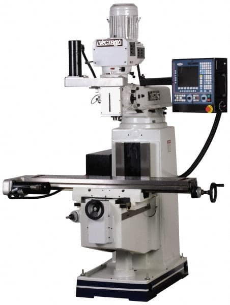 Vectrax - 49" Long x 9" Wide, 3 Phase Fagor 3 Axis 8055i CNC Milling Machine - Frequency Control, R8 Taper, 3 hp - Benchmark Tooling