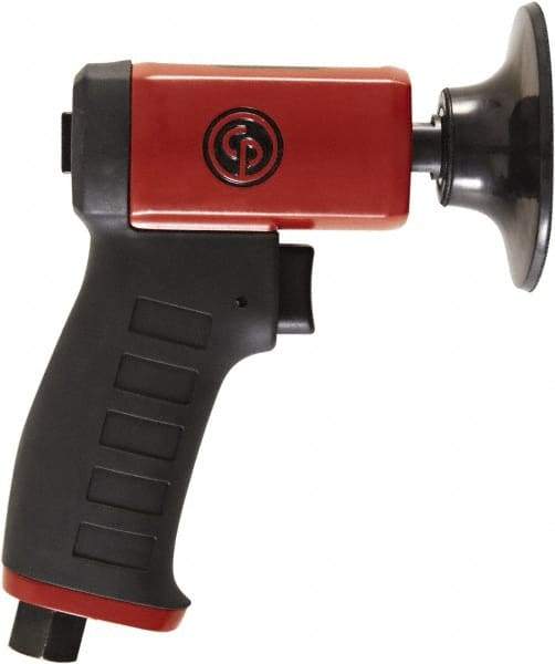 Chicago Pneumatic - 3" Max Disc, 15,000 RPM, Pneumatic Handheld Disc Sander - 21 CFM, 1/4" Inlet, 0.25 hp, 90 psi - Benchmark Tooling