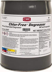 CRC - 5 Gal Bucket Cleaner/Degreaser - Liquid, Unscented - Benchmark Tooling