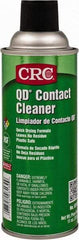 CRC - 11 Ounce Aerosol Contact Cleaner - 0°F Flash Point, 22,600 Volt Dielectric Strength, Flammable, Food Grade, Plastic Safe - Benchmark Tooling