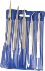 Value Collection - Stainless Steel Tweezer Set - 5 Piece - Benchmark Tooling