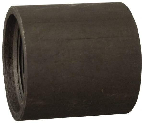 Made in USA - Size 3/8", Class 300, Steel Black Pipe Coupling - 300 psi, Threaded End Connection - Benchmark Tooling