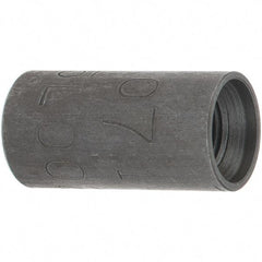 Made in USA - Size 1/8", Class 300, Steel Black Pipe Coupling - 300 psi, Threaded End Connection - Benchmark Tooling