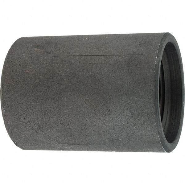 Made in USA - Size 1-1/4", Class 300, Steel Black Pipe Coupling - 300 psi, Threaded End Connection - Benchmark Tooling
