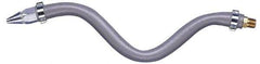 Guardair - Blow Gun Flexible Extension Hose - 1/4 NPT, 12" Long, Aluminum - Benchmark Tooling