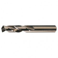 #35 RHS / RHC HSS-CO 8% (M42) 135 Degree Split Point Cobalt Heavy Duty Screw Machine Drill - Straw / Gold Oxide - Benchmark Tooling