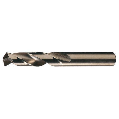 #8 RHS / RHC HSS-CO 8% (M42) 135 Degree Split Point Cobalt Heavy Duty Screw Machine Drill - Straw / Gold Oxide - Exact Industrial Supply