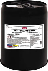 CRC - 5 Gallon Pail Contact Cleaner - 0°F Flash Point, 22,600 Volt Dielectric Strength, Flammable, Food Grade, Plastic Safe - Benchmark Tooling