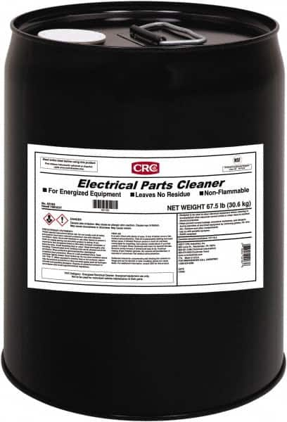 CRC - Electrical Contact Cleaners & Freeze Sprays Type: Electrical Grade Cleaner/Degreaser Container Size Range: 5 Gal. - 49.9 Gal. - Benchmark Tooling