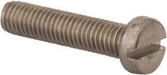 Value Collection - M8x1.25 Metric Coarse, 35mm Length Under Head Slotted Drive Machine Screw - Fillister Head, Grade 316 & A4 Stainless Steel, Uncoated, Without Washer - Benchmark Tooling