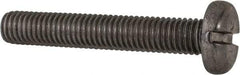 Value Collection - M8x1.25, 50mm Length Under Head Slotted Drive Machine Screw - Pan Head, Grade 316 & A4 Stainless Steel, Uncoated, Without Washer - Benchmark Tooling