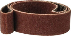 Tru-Maxx - 3/8" Wide x 13" OAL, 320 Grit, Aluminum Oxide Abrasive Belt - Aluminum Oxide, Extra Fine, Coated - Benchmark Tooling