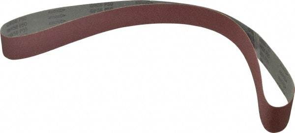 Tru-Maxx - 2" Wide x 72" OAL, 50 Grit, Aluminum Oxide Abrasive Belt - Aluminum Oxide, Coarse, Coated - Benchmark Tooling