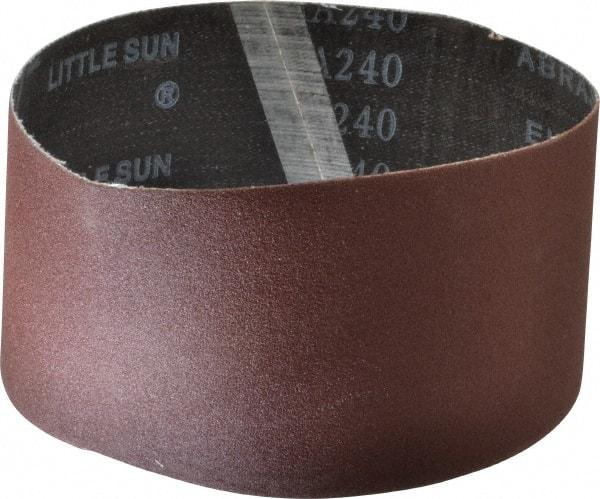 Tru-Maxx - 3" Wide x 18" OAL, 240 Grit, Aluminum Oxide Abrasive Belt - Aluminum Oxide, Very Fine, Coated - Benchmark Tooling