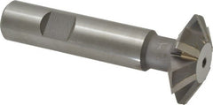 Whitney Tool Co. - 1-3/8° 1-3/8" Cut Diam, 7/16" Cut Width, 5/8" Shank, Carbide-Tipped Double-Angle Cutter - Benchmark Tooling