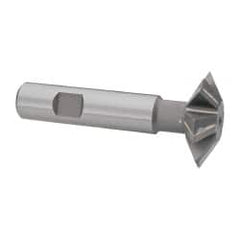 Whitney Tool Co. - 1-1/2° 1-1/2" Cut Diam, 1/2" Cut Width, 5/8" Shank, Carbide-Tipped Double-Angle Cutter - Benchmark Tooling