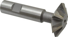 Whitney Tool Co. - 1-7/8° 1-7/8" Cut Diam, 5/8" Cut Width, 3/4" Shank, Carbide-Tipped Double-Angle Cutter - Benchmark Tooling