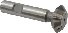 Whitney Tool Co. - 1-3/8° 1-3/8" Cut Diam, 1/2" Cut Width, 5/8" Shank, Carbide-Tipped Double-Angle Cutter - Benchmark Tooling