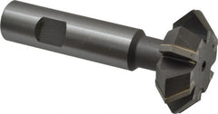 Whitney Tool Co. - 1-7/8° 1-7/8" Cut Diam, 5/8" Cut Width, 3/4" Shank, Carbide-Tipped Double-Angle Cutter - Benchmark Tooling