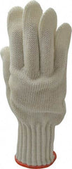 Whizard - Size XL (10), ANSI Cut Lvl 5, Kevlar/Spectra/Stainless Steel Cut Resistant Gloves - High Strength Fiber/Stainless Steel Lining, Knit Wrist, Gray, Ambidextrous - Benchmark Tooling
