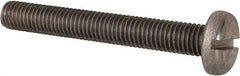 Value Collection - M10x1.50 Metric Coarse, 75mm Length Under Head Slotted Drive Machine Screw - Pan Head, Grade 316 & A4 Stainless Steel, Uncoated, Without Washer - Benchmark Tooling