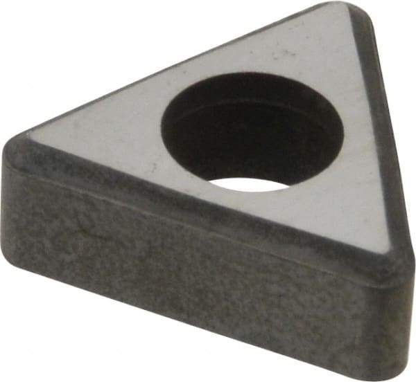 Made in USA - 3/8" Inscribed Circle, Triangle Interchangeable Head Shim for Indexables - Carbide, 3/16" Thick, ITSN Shim Style, Negative Rake - Benchmark Tooling