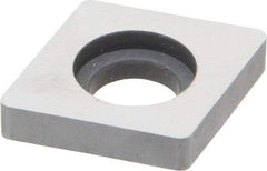 Made in USA - 3/4" Inscribed Circle, Diamond (Shape) Shim for Indexables - Carbide, 3/16" Thick, SM Shim Style, Negative Rake - Benchmark Tooling