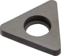 Made in USA - 1/2" Inscribed Circle, Triangle Shim for Indexables - Carbide, 1/8" Thick, STN Shim Style, Negative Rake - Benchmark Tooling