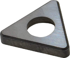 Made in USA - 3/4" Inscribed Circle, Triangle Shim for Indexables - Carbide, 3/16" Thick, TSN Shim Style, Negative Rake, Left Hand, Right Hand Cut - Benchmark Tooling
