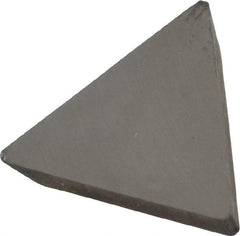 Made in USA - 1/2" Inscribed Circle, Triangle, T Chipbreaker for Indexables - Left Hand, Right Hand Cut, 0.094" Thick, 0.101" Effective Width, Carbide - Benchmark Tooling