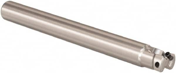 Seco - 14mm Cutting Diam, 12mm Shank Diam, 0.32mm Max Depth of Cut, Straight Shank Indexable Copy End Mill - 2 Inserts, LPHT Insert, R217.21 Toolholder - Benchmark Tooling