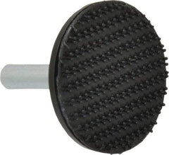 3M - 1-1/2" Diam Hook & Loop Disc Backing Pad - 1/4" Shank Diam, Firm Density, 25,000 RPM - Benchmark Tooling