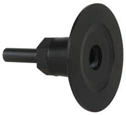 3M - 1/4" Shank Diam Unitized Deburring Wheel Backing Pad - 1/2" Diam, 25000 Max RPM - Benchmark Tooling