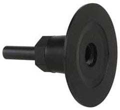 3M - 1/4" Shank Diam Unitized Deburring Wheel Backing Pad - 1/2" Diam, 25000 Max RPM - Benchmark Tooling