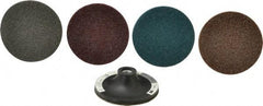 3M - 5 Piece, 4" Disc Diam, Abrasive Disc Kit - Nonwoven, Coarse, Medium, Very Fine, Super Fine Grade, Aluminum Oxide\xB6Silicon Carbide - Benchmark Tooling