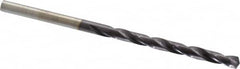 Chicago-Latrobe - 9/64" 135° High Speed Steel Jobber Drill - TiAlN Finish, Right Hand Cut, Spiral Flute, Straight Shank, 2-7/8" OAL, Split Point - Benchmark Tooling