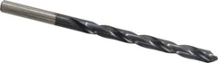 Chicago-Latrobe - 7/32" 135° High Speed Steel Jobber Drill - TiAlN Finish, Right Hand Cut, Spiral Flute, Straight Shank, 3-3/4" OAL, Split Point - Benchmark Tooling