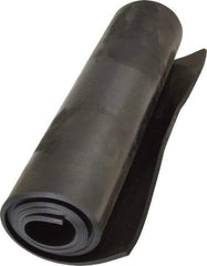 Made in USA - 12" Long, 36" Wide, 3/16" Thick, Neoprene Rubber Foam Sheet - 65 to 75 Durometer, Black, -40 to 220°F, 1,500 psi Tensile Strength, Cut-to-Length - Benchmark Tooling