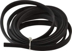 Techflex - Black Braided Expandable Cable Sleeve - 10' Coil Length, -103 to 257°F - Benchmark Tooling