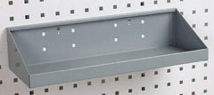 Triton - 18" Long LocBoard Shelf Pegboard Hook - 6-11/16" Projection, Steel - Benchmark Tooling